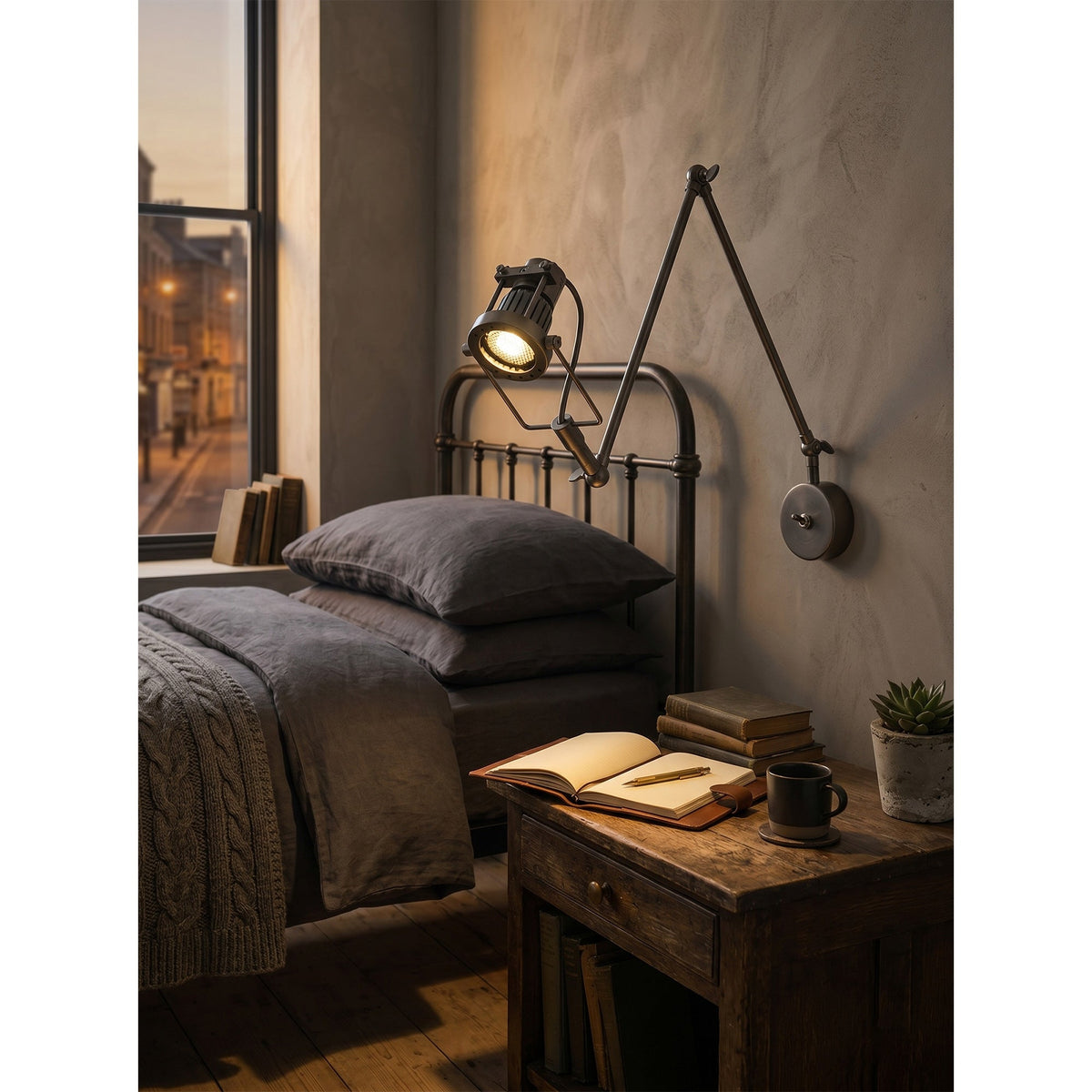 Reznor Brazo ajustable aplique de pared