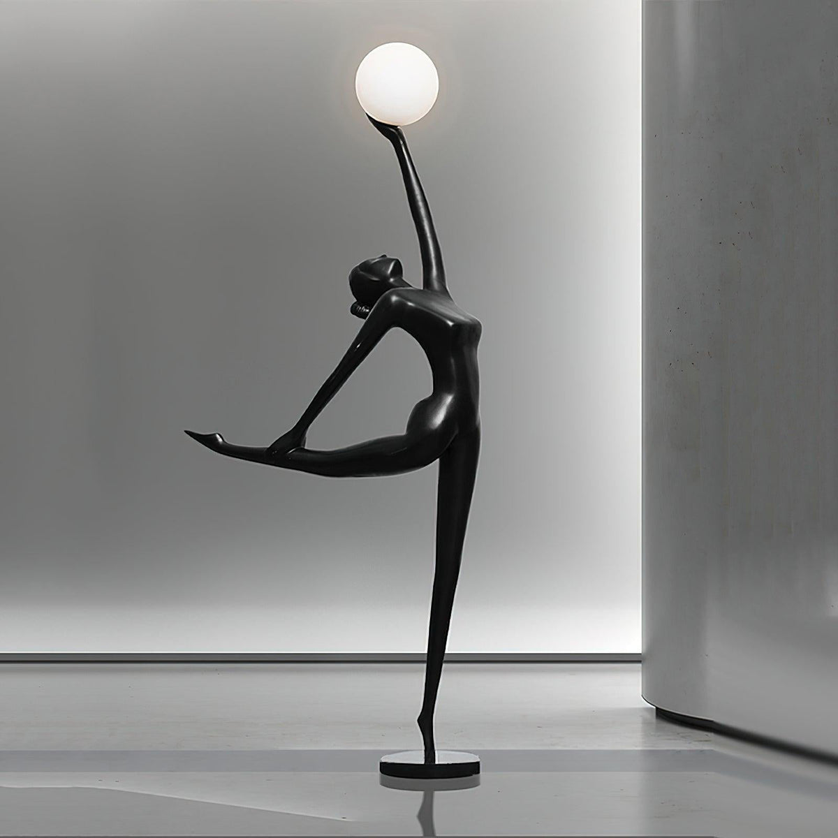 Lyrielle lámpara de pie Ballerina negra