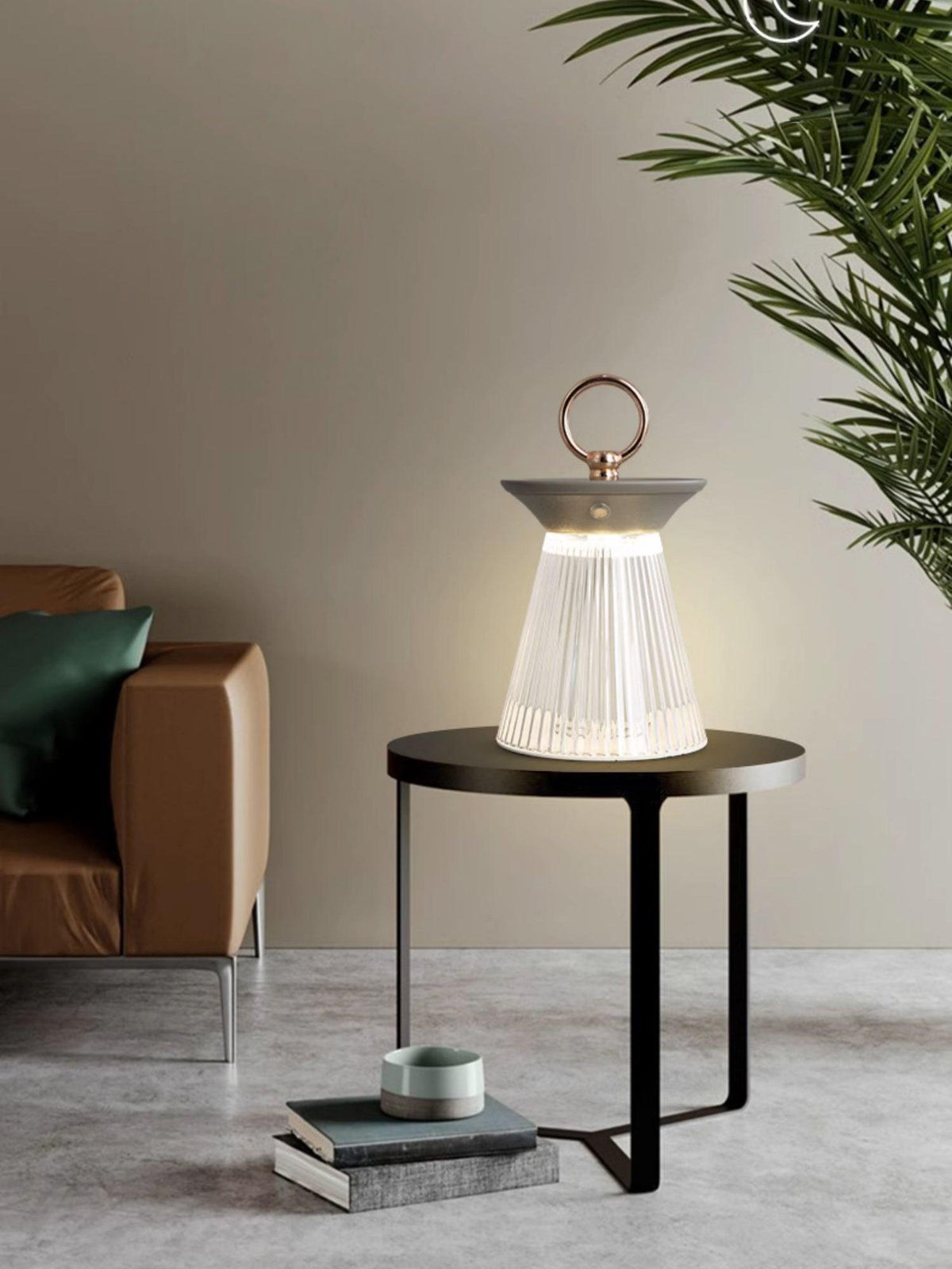 Auran lámpara de mesa moderna opaca