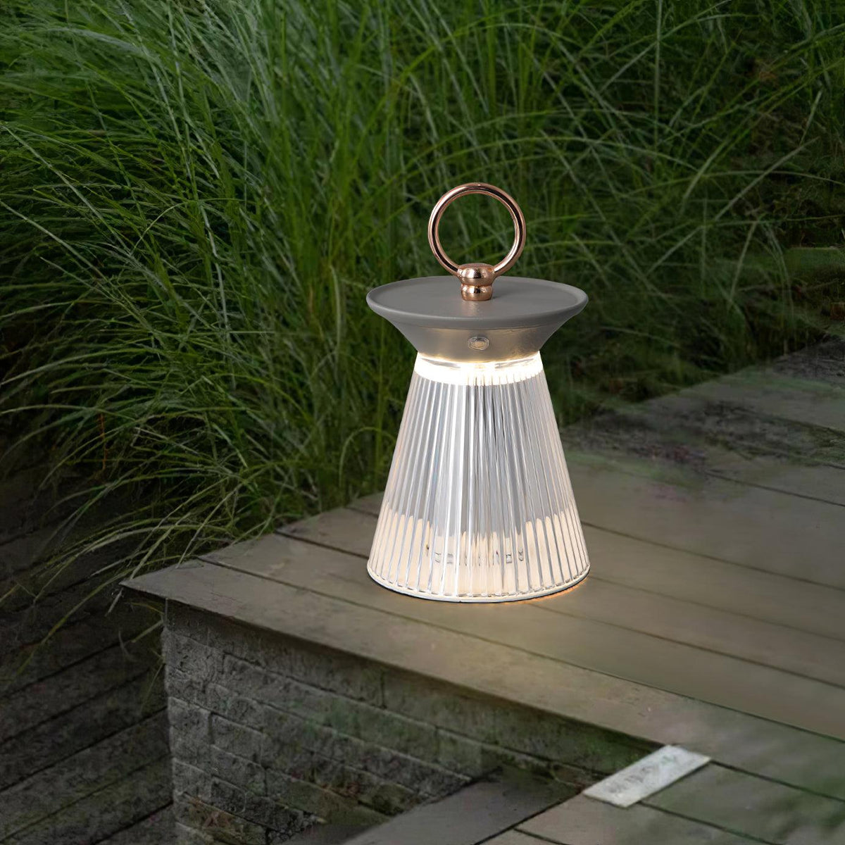 Auran lámpara de mesa moderna opaca
