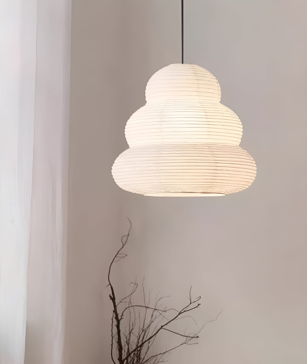 Gemma lámpara colgante moderna de papel