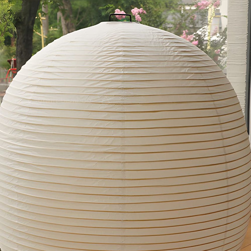 Lunaella lámpara de mesa con pantalla de papel arroz tipo farol