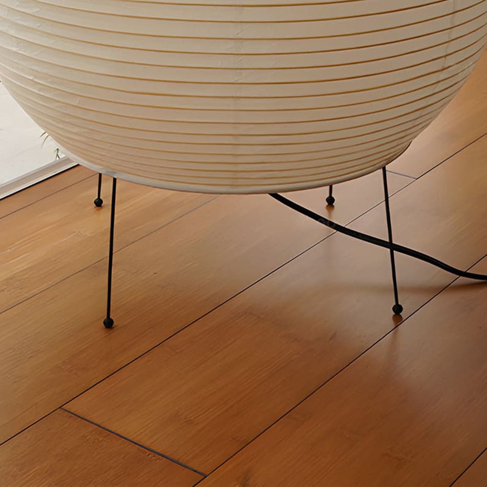 Lunaella lámpara de mesa con pantalla de papel arroz tipo farol