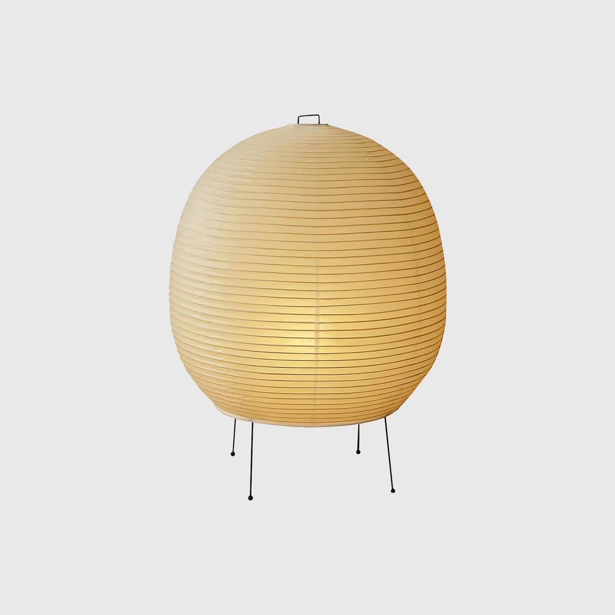 Lunaella lámpara de mesa con pantalla de papel arroz tipo farol