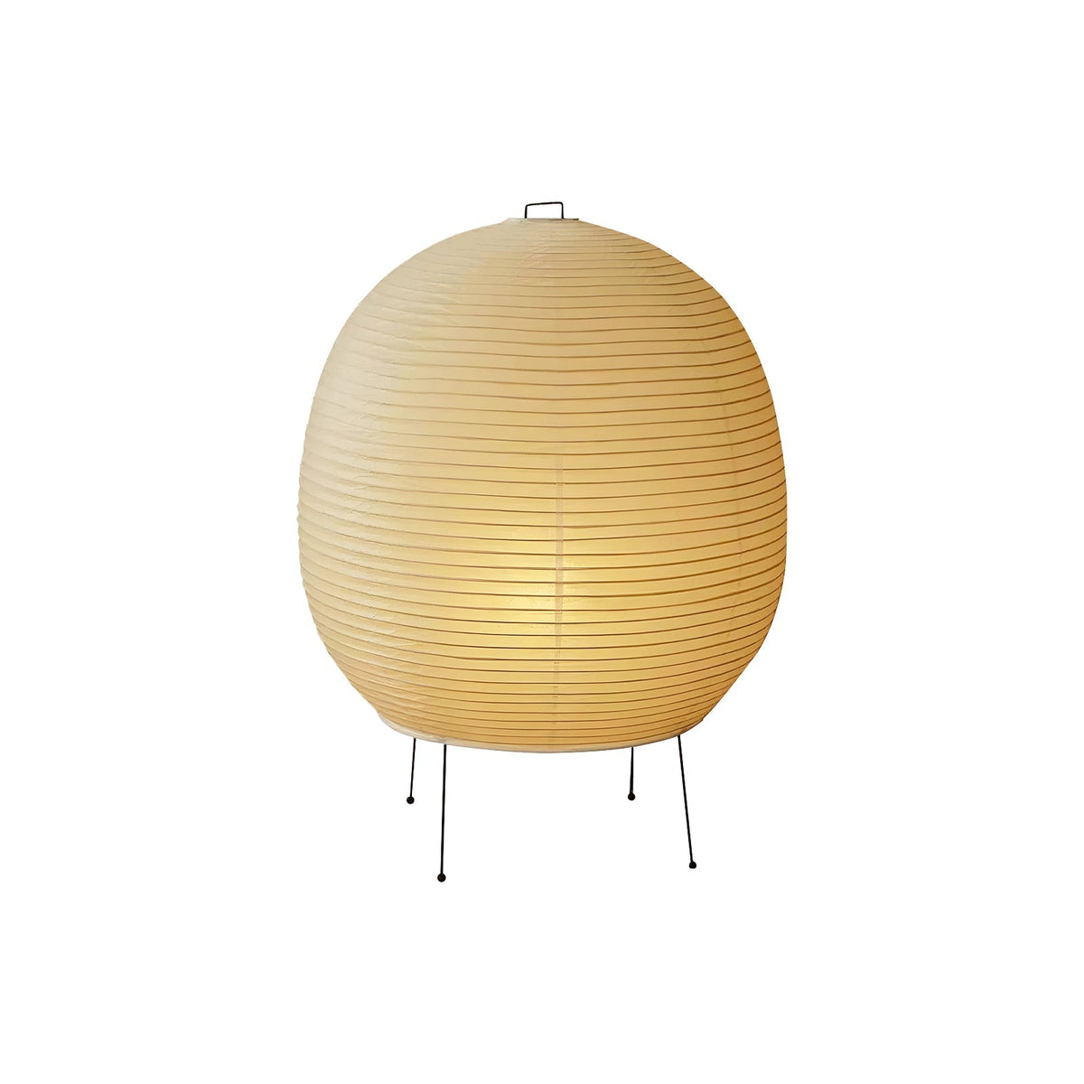 Lunaella lámpara de mesa con pantalla de papel arroz tipo farol