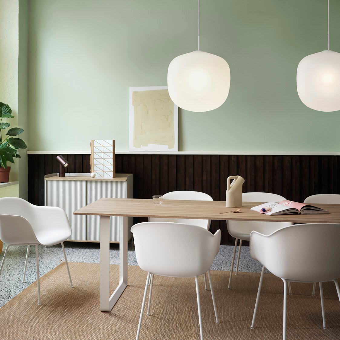 Valentina  Pendant Lamp Semi-transparent Glass