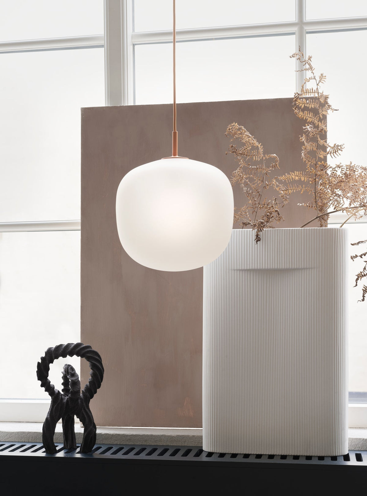Opeal lámpara colgante