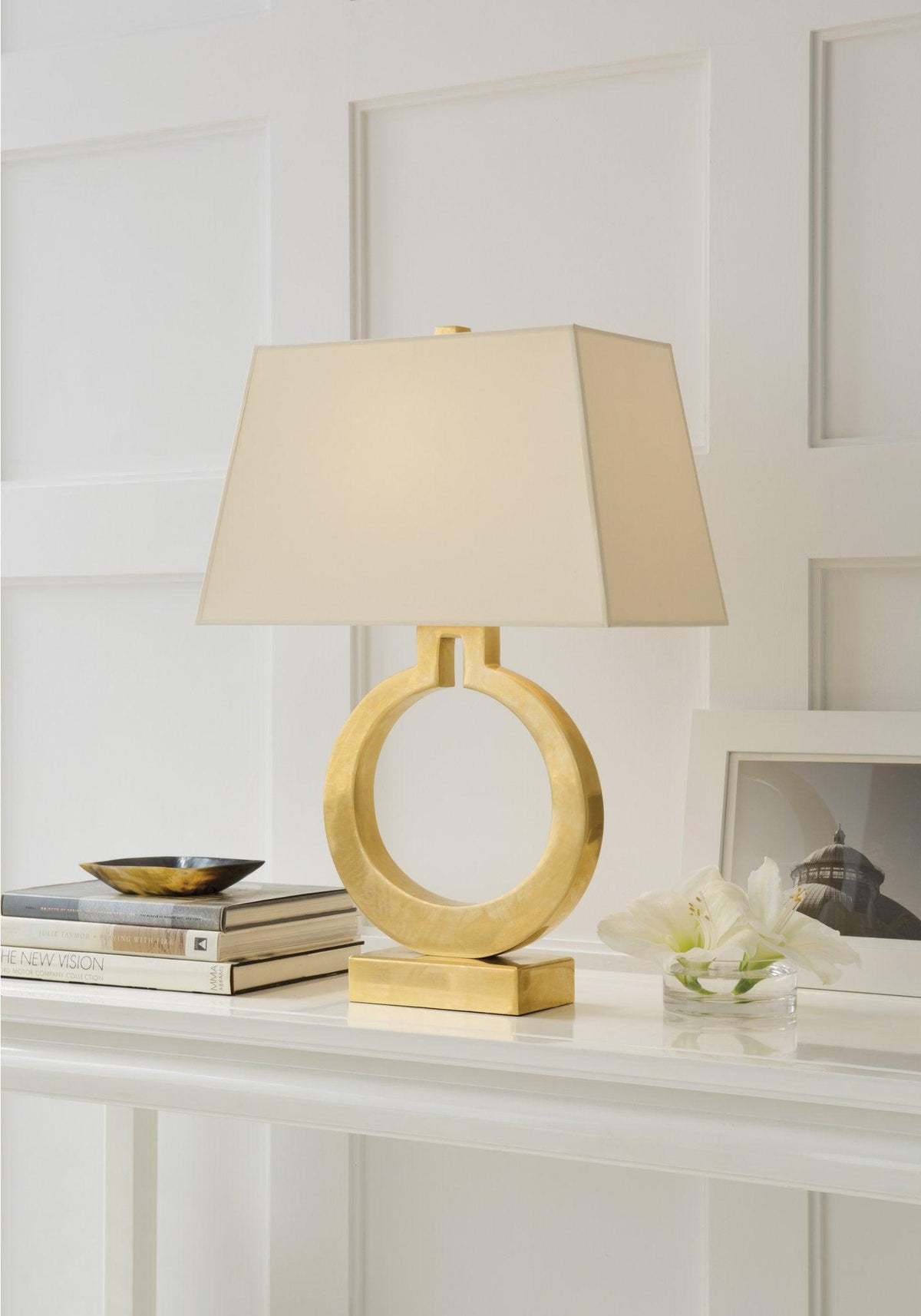 Vantor lámpara de mesa de tejido minimalista