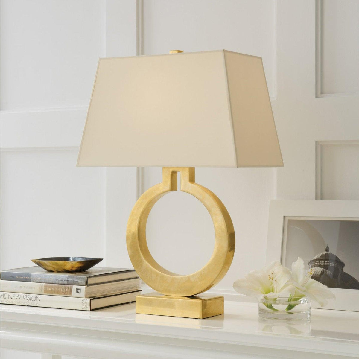 Vantor lámpara de mesa de tejido minimalista