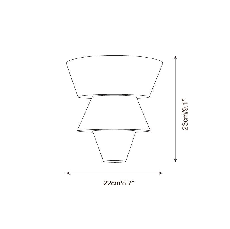 Alvian aplique de pared elegante blanco alabastro escalonado