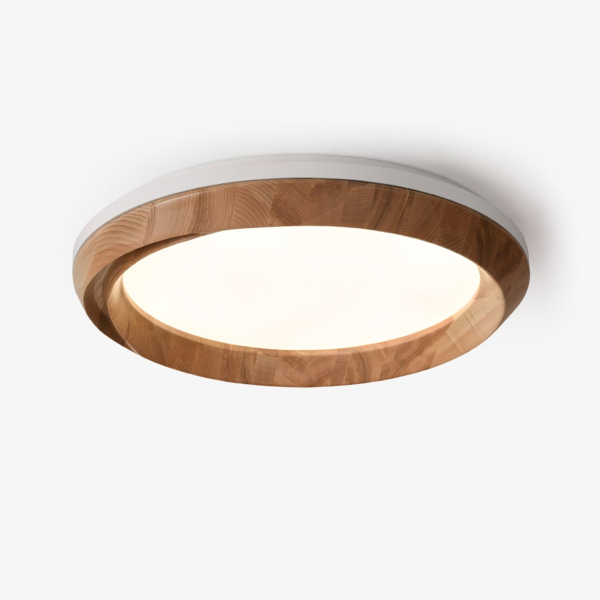 Aurdoreth lámpara de techo moderna minimalista de madera con efecto efecto ondulado