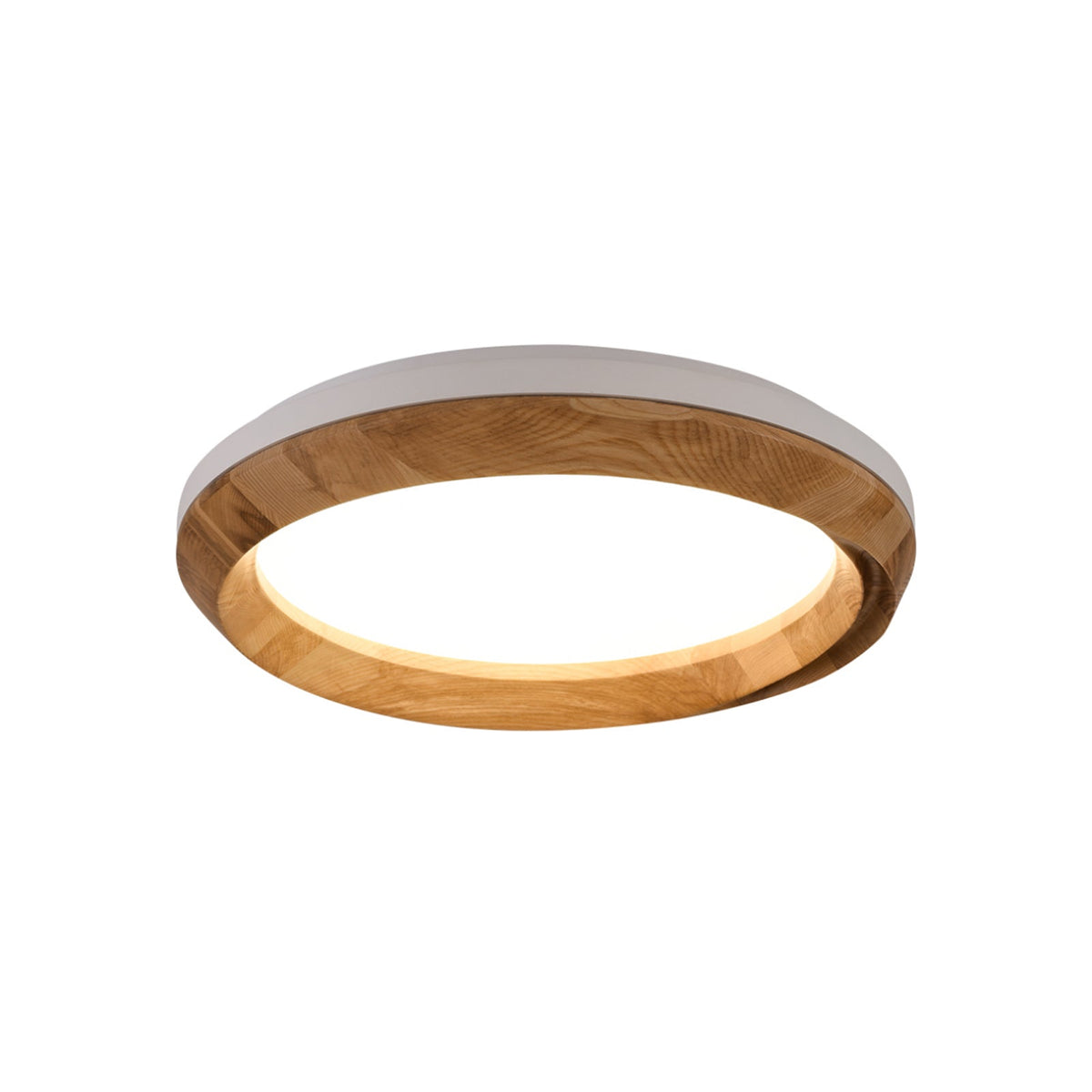 Aurdoreth lámpara de techo moderna minimalista de madera con efecto efecto ondulado