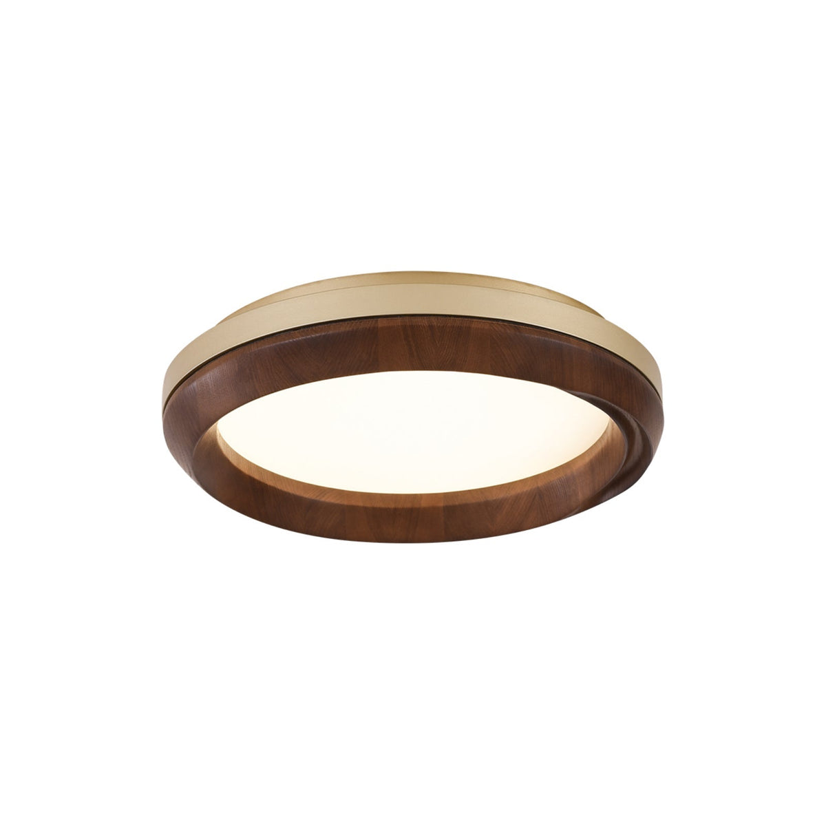Aurdoreth lámpara de techo moderna minimalista de madera con efecto efecto ondulado