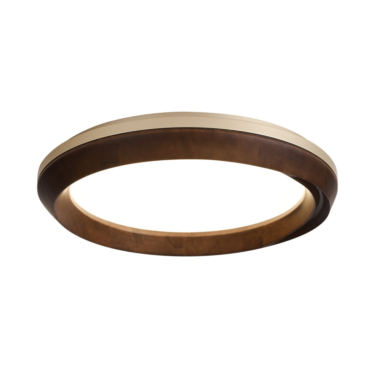 Aurdoreth lámpara de techo moderna minimalista de madera con efecto efecto ondulado