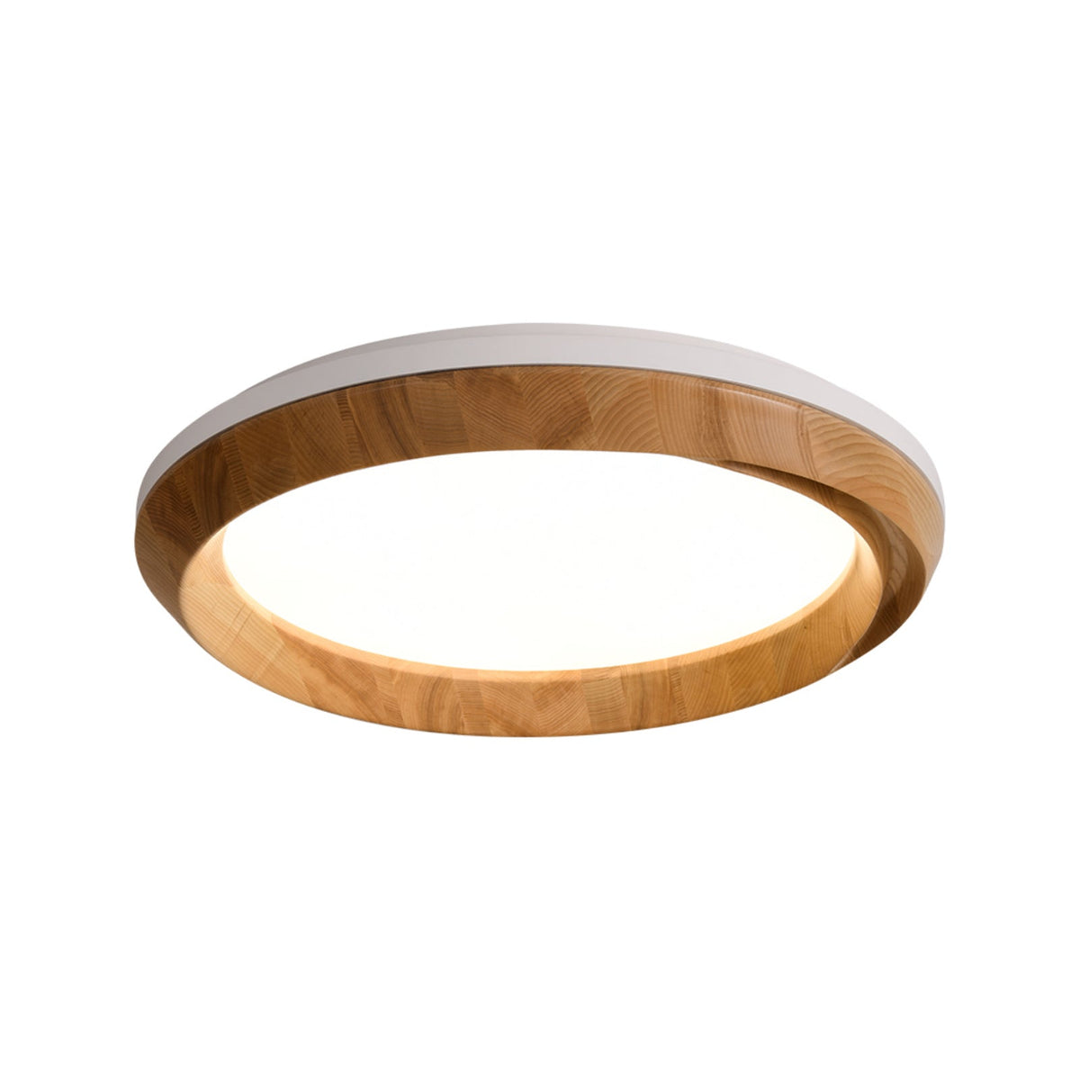 Aurdoreth lámpara de techo moderna minimalista de madera con efecto efecto ondulado