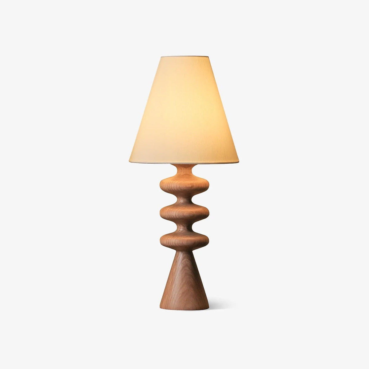 Zelms lámpara de mesa moderna de madera