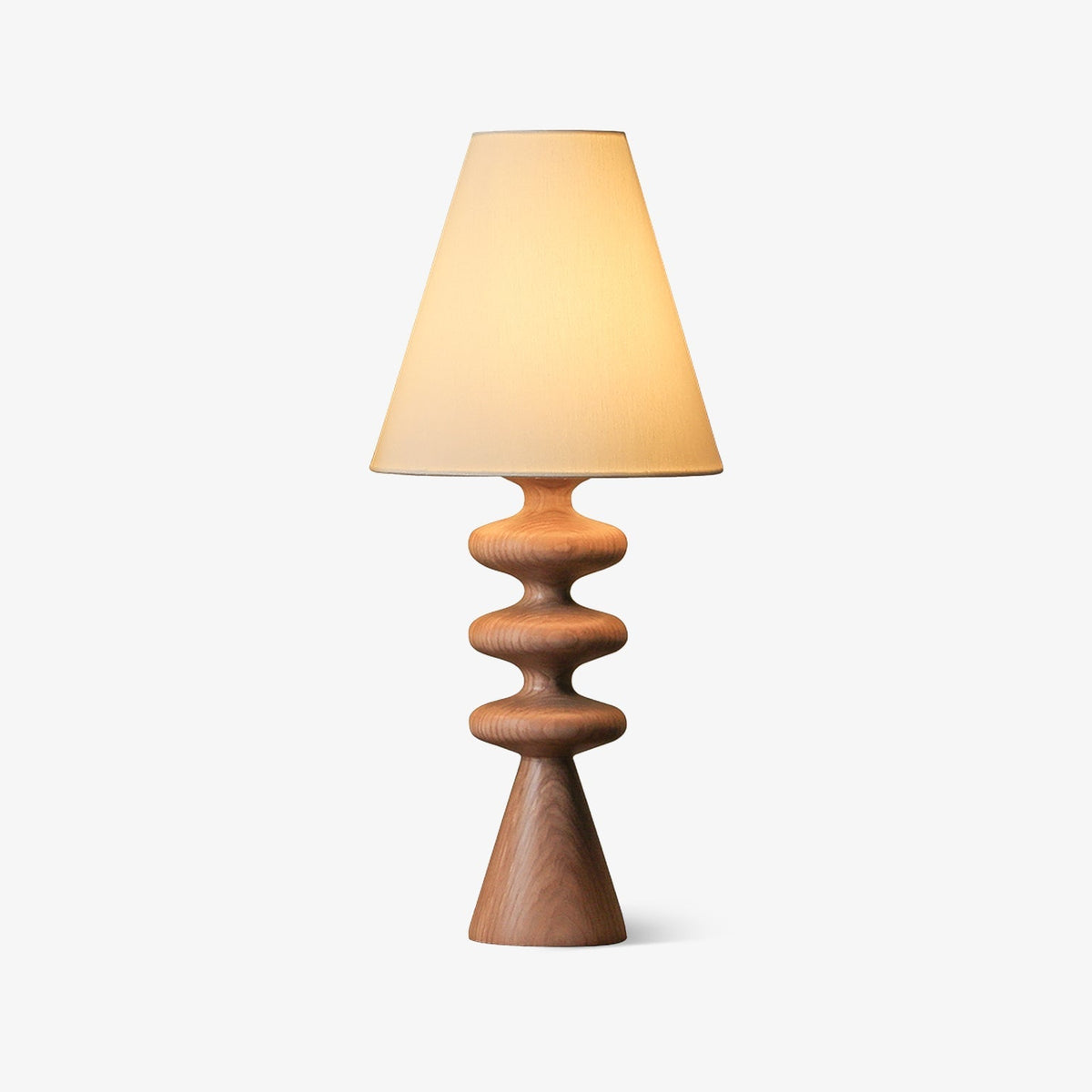 Zelms lámpara de mesa moderna de madera