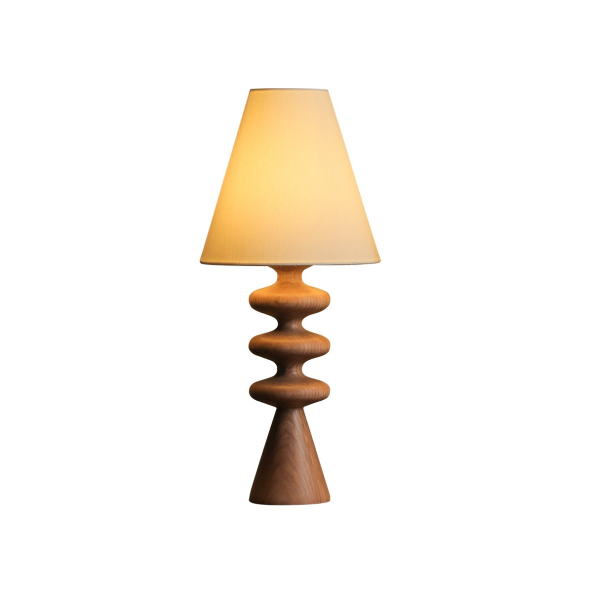 Zelms lámpara de mesa moderna de madera