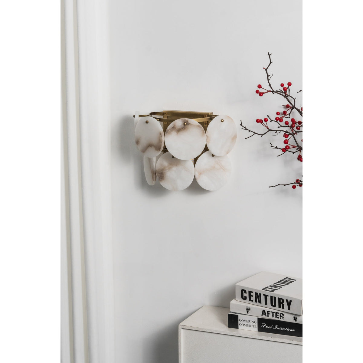 Nivivaya aplique de pared alabastro