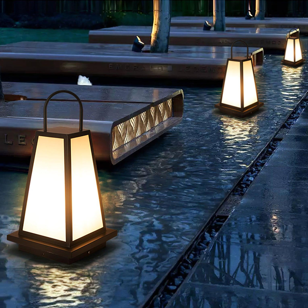 Cilo luminaria exterior minimalista