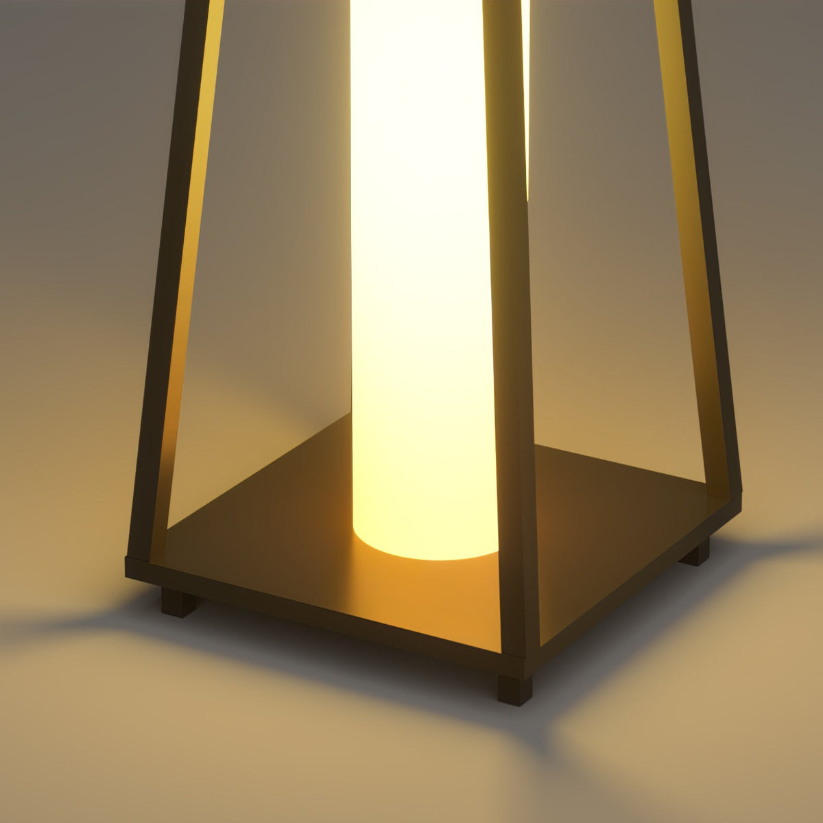 Syphae luminaria exterior de forma trapecio portátil