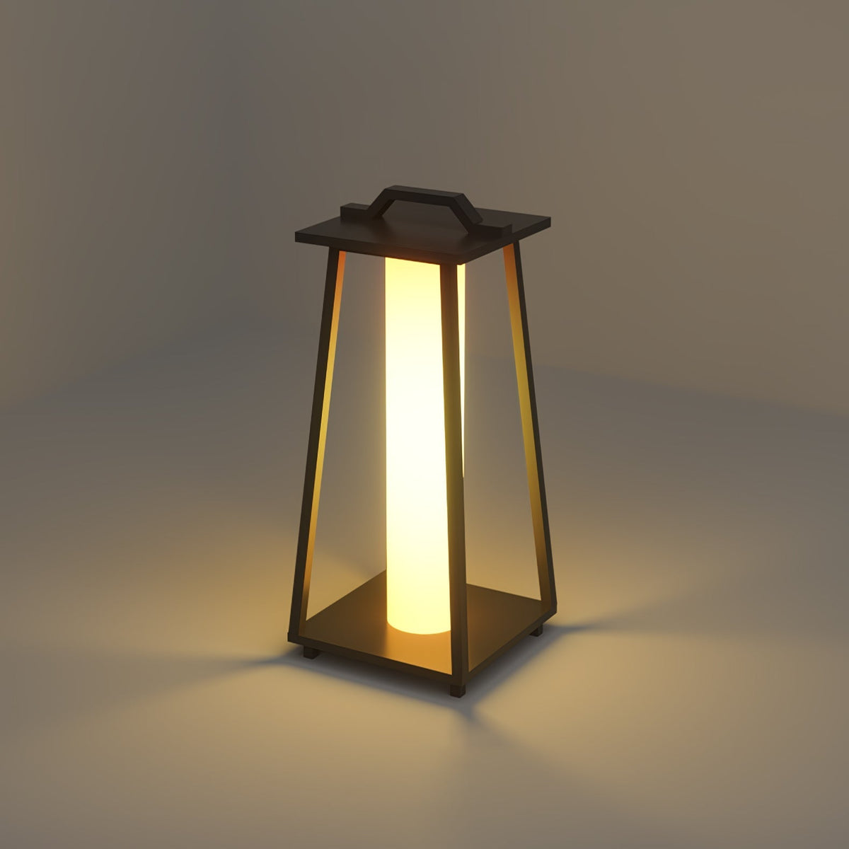 Syphae luminaria exterior de forma trapecio portátil