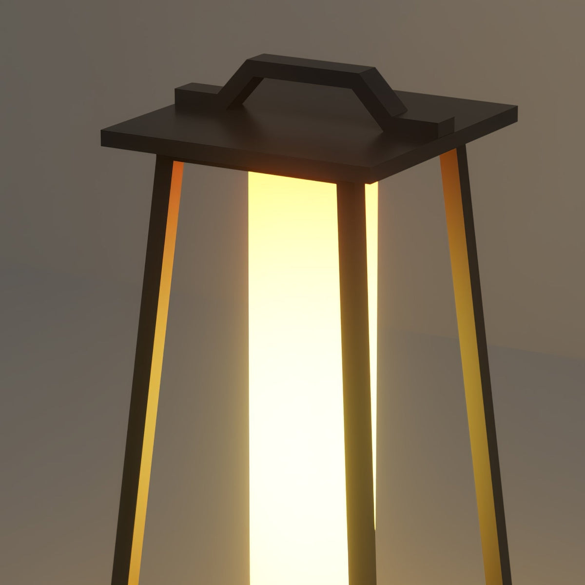 Syphae luminaria exterior de forma trapecio portátil