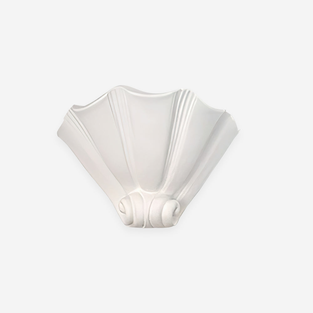 Dorien aplique de pared de yeso blanco clásico