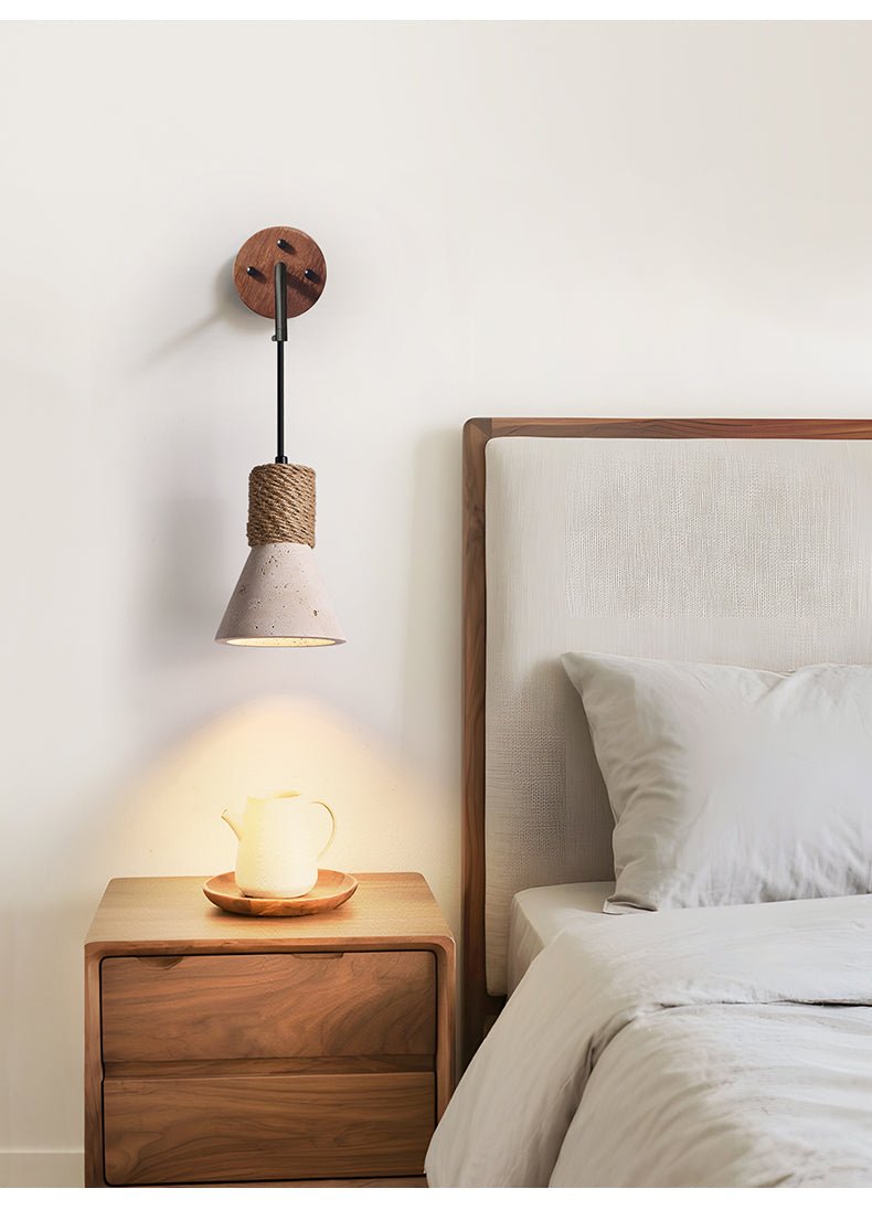 Rope aplique de pared Stone Cone