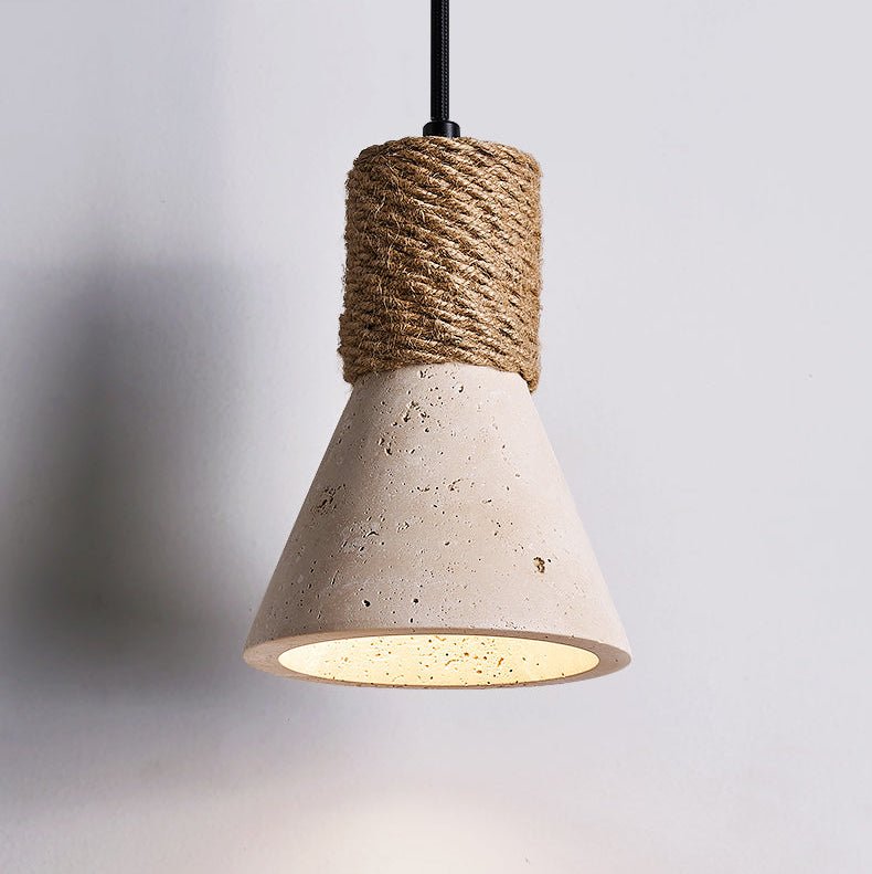 Rope aplique de pared Stone Cone