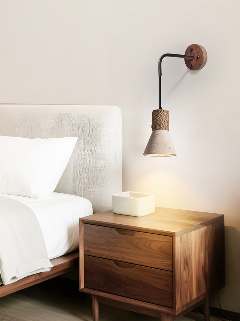 Rope aplique de pared Stone Cone