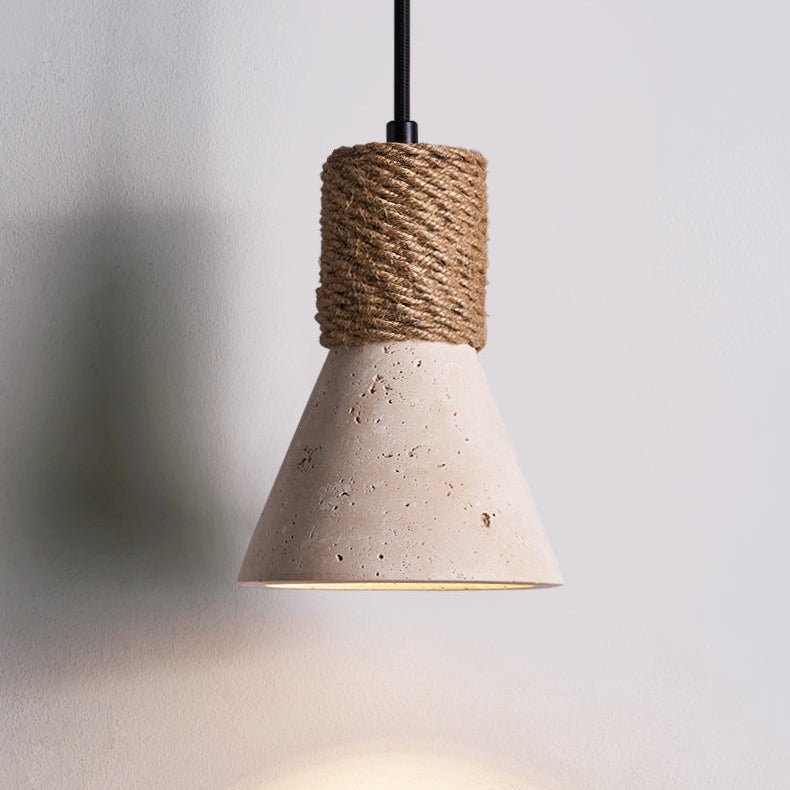 Rope aplique de pared Stone Cone