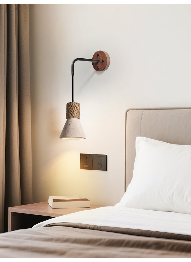 Rope aplique de pared Stone Cone