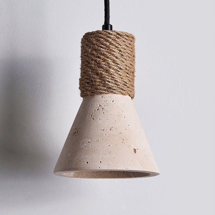 Rope aplique de pared Stone Cone