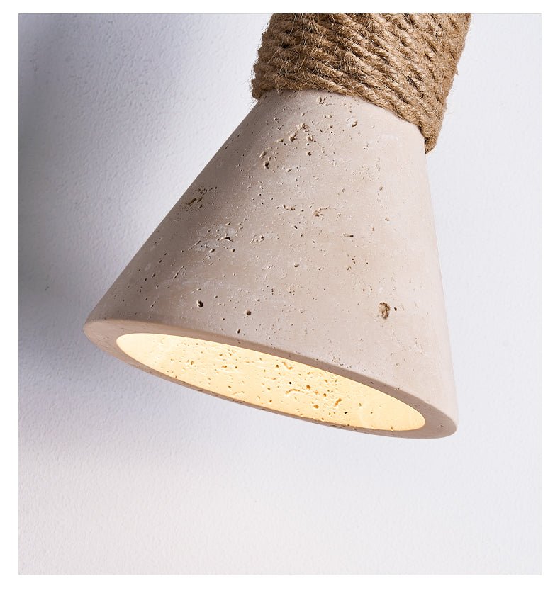 Rope aplique de pared Stone Cone