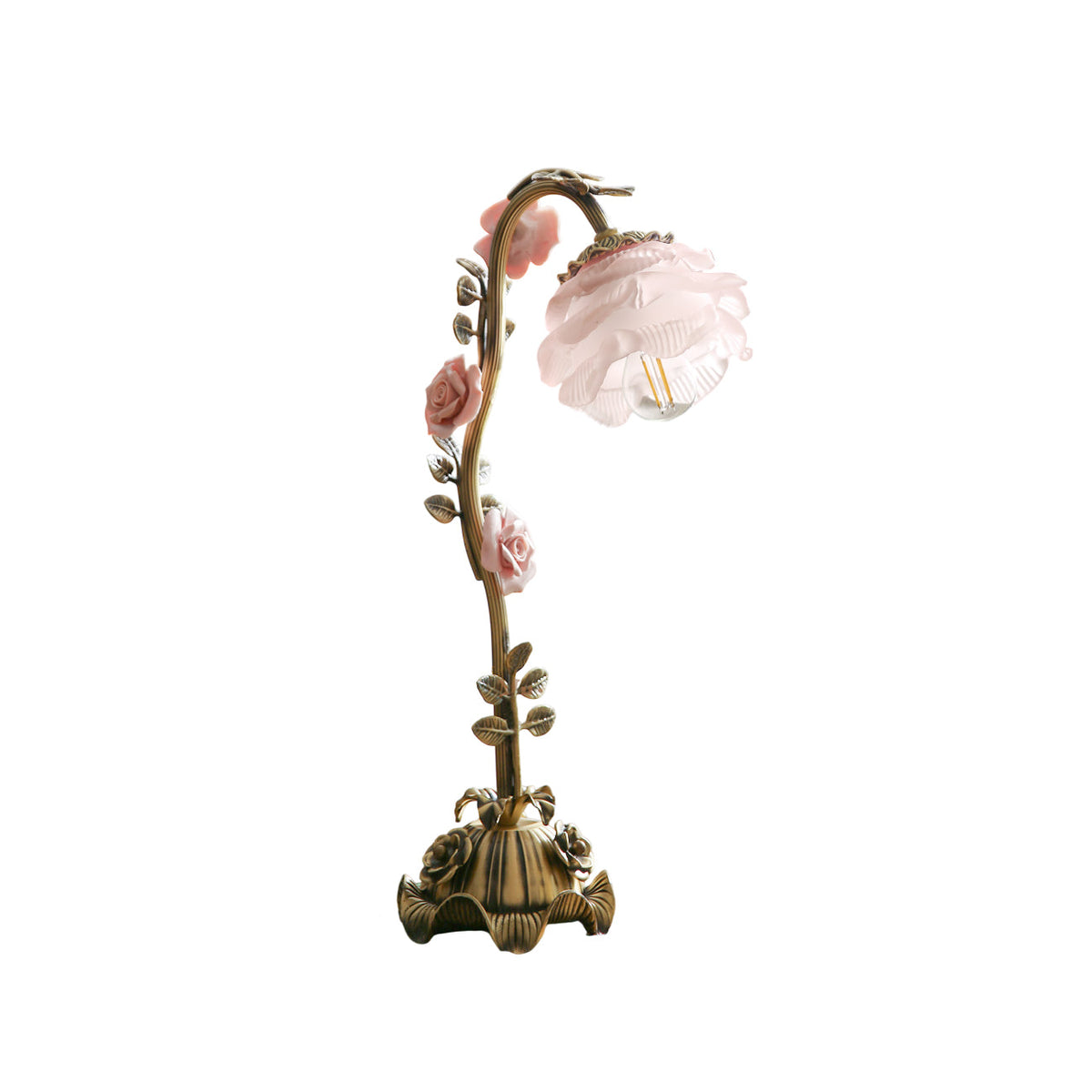 Liorarena lámpara de mesa floral