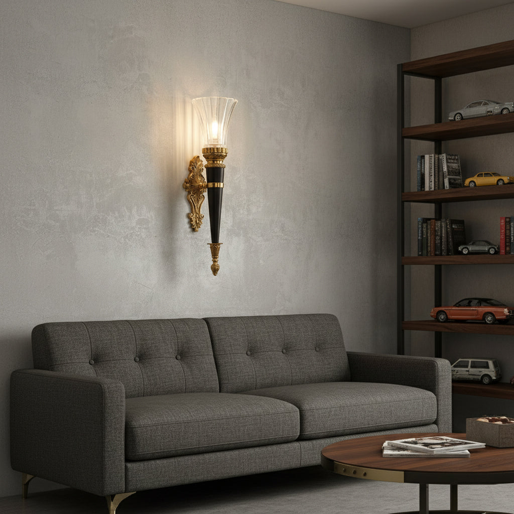 Rosalinda aplique de pared Torch