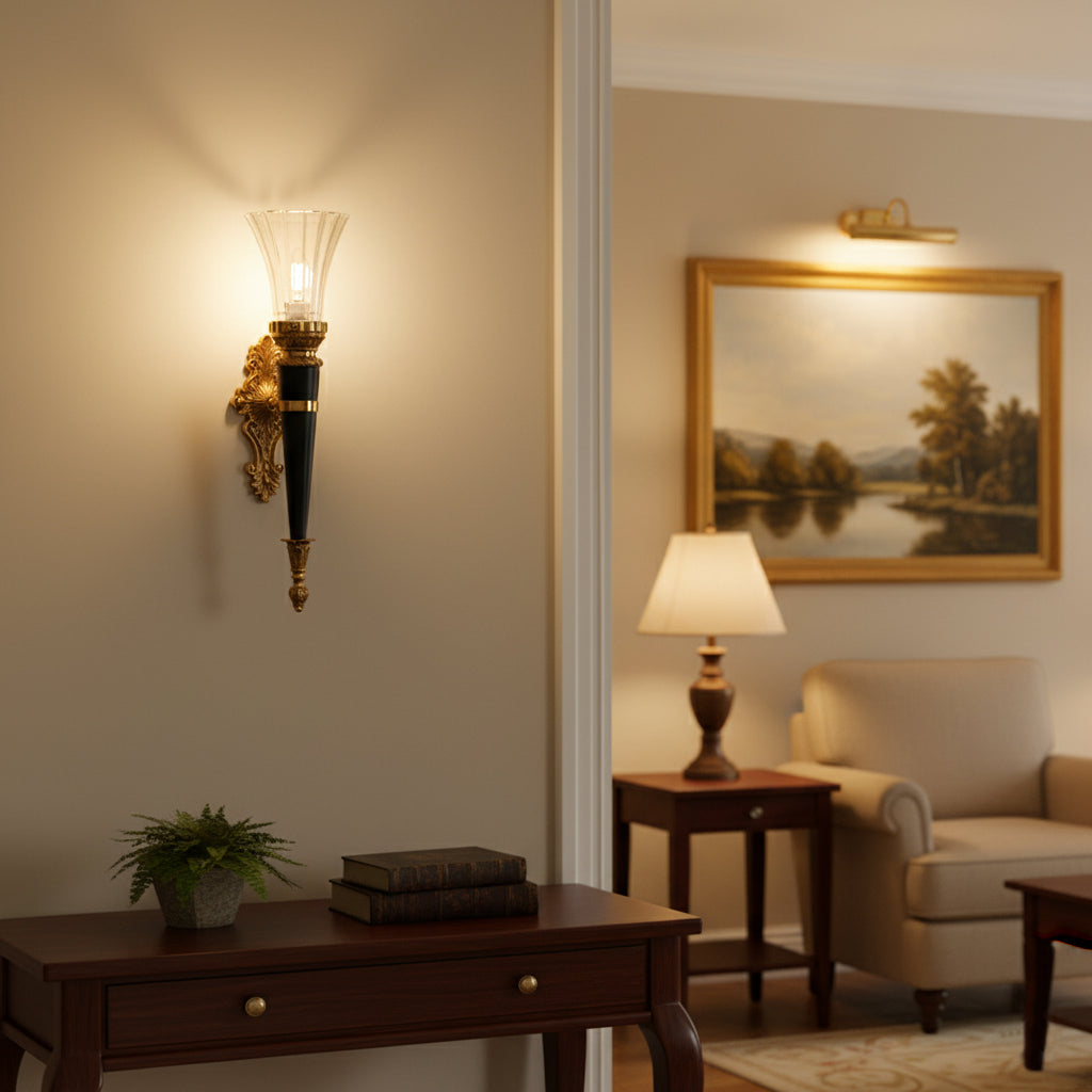 Rosalinda aplique de pared Torch