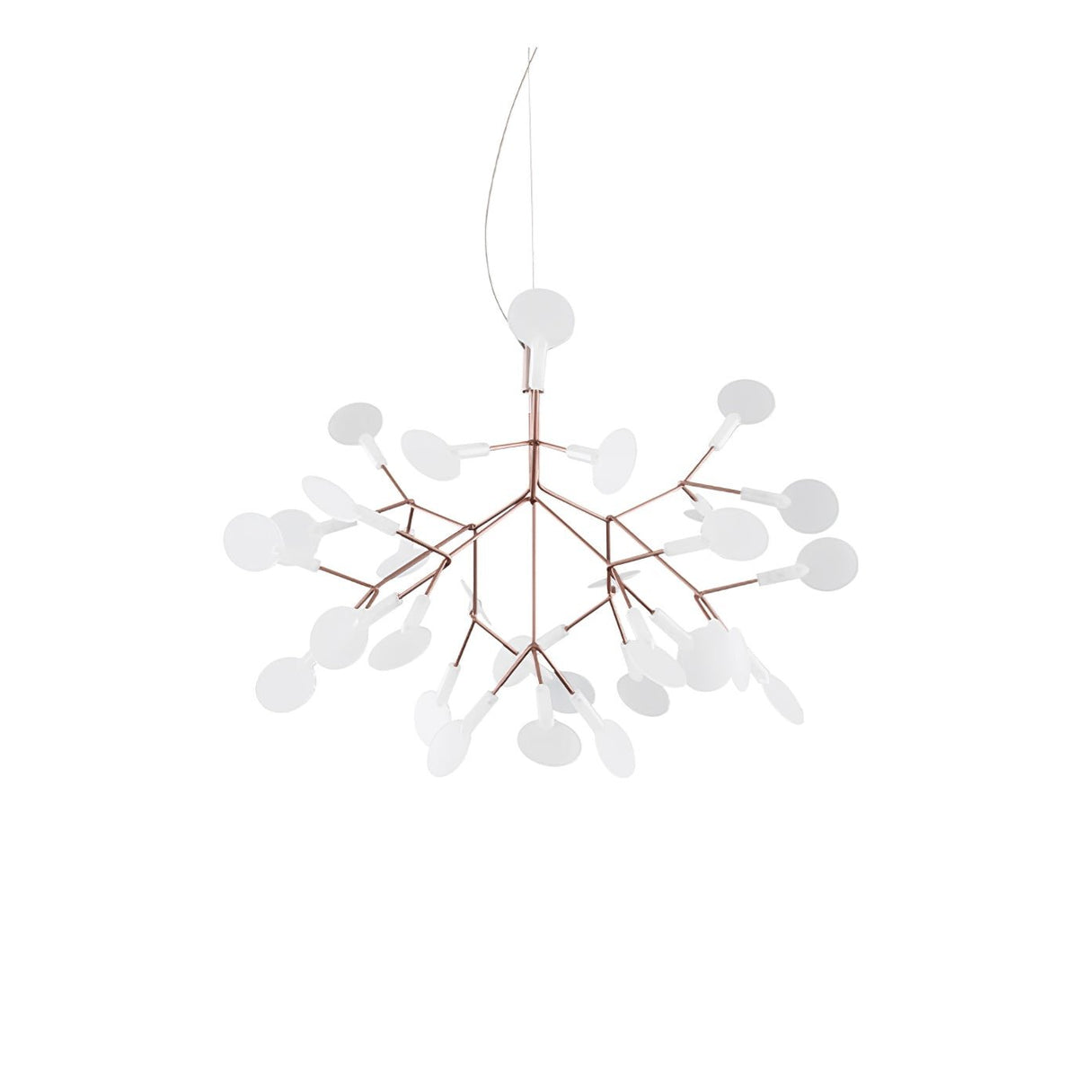 Auroreon lámpara de araña Firefly LED con rama en color dorado