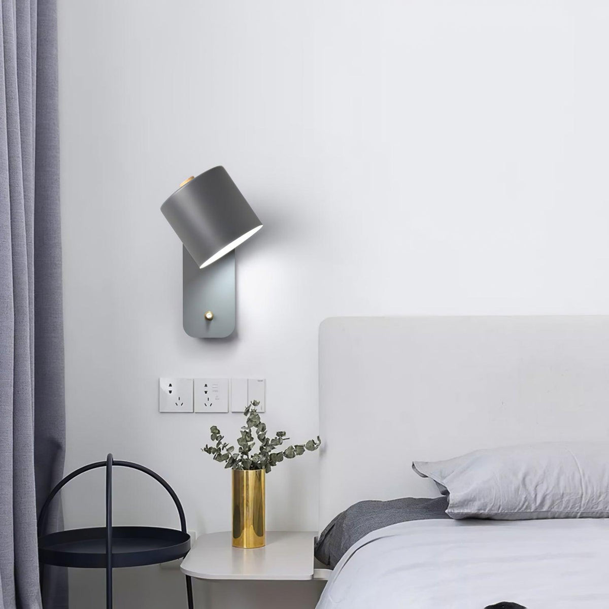 Aria Lámpara de Pared Cilíndrica Giratoria