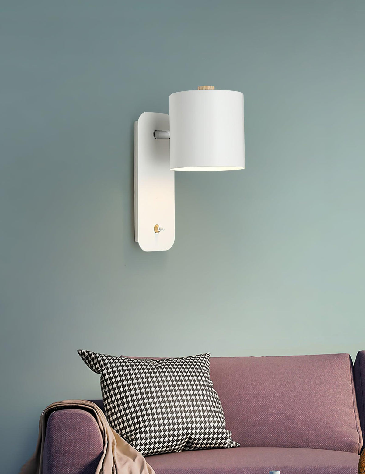 Lumuiella aplique de pared con cilindro giratorio