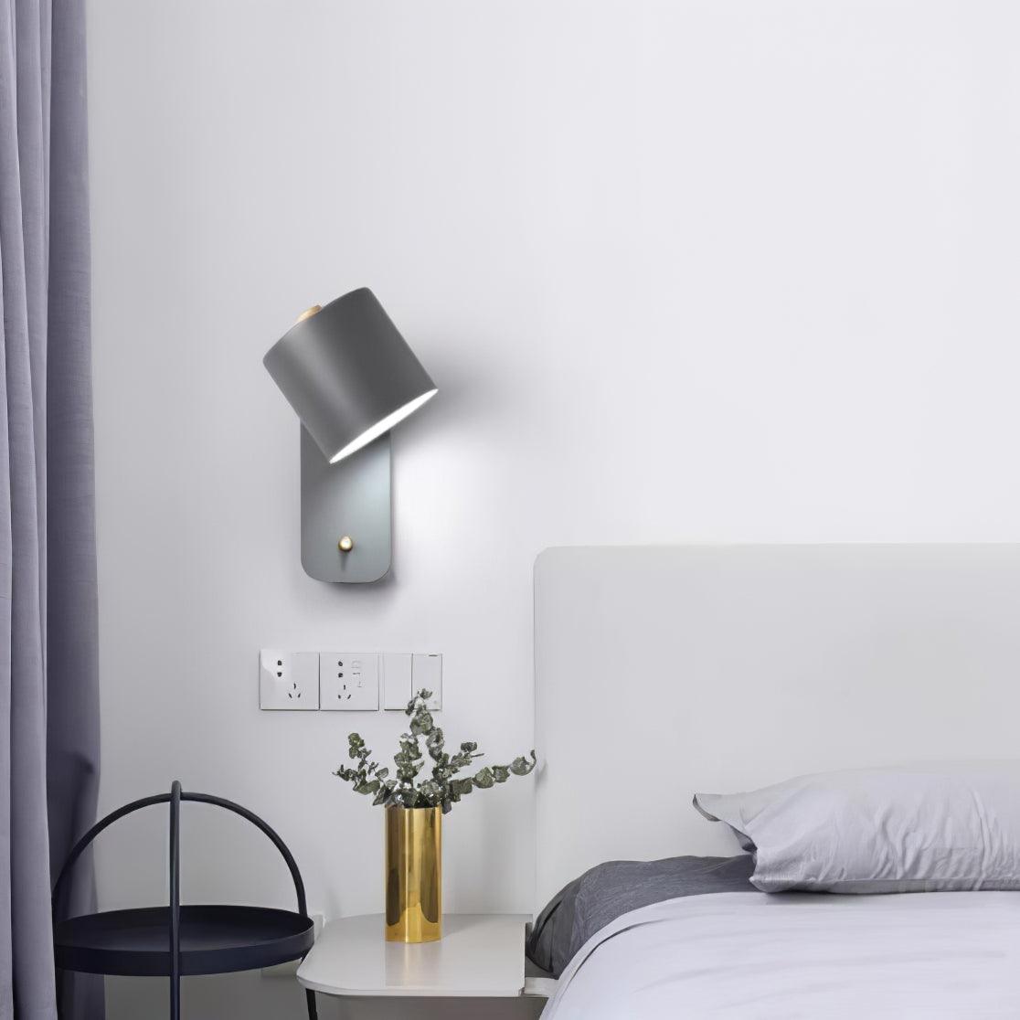 Lumuiella aplique de pared con cilindro giratorio