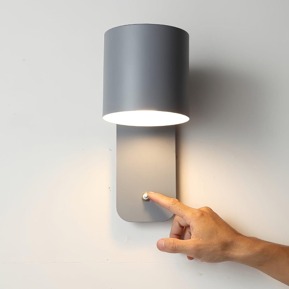 Lumuiella aplique de pared con cilindro giratorio