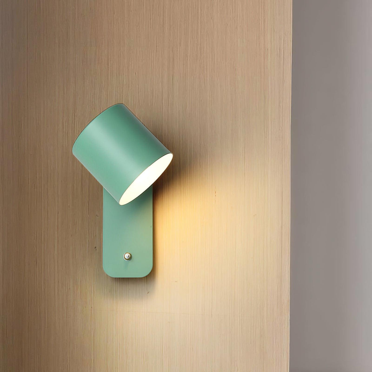 Lumuiella aplique de pared con cilindro giratorio