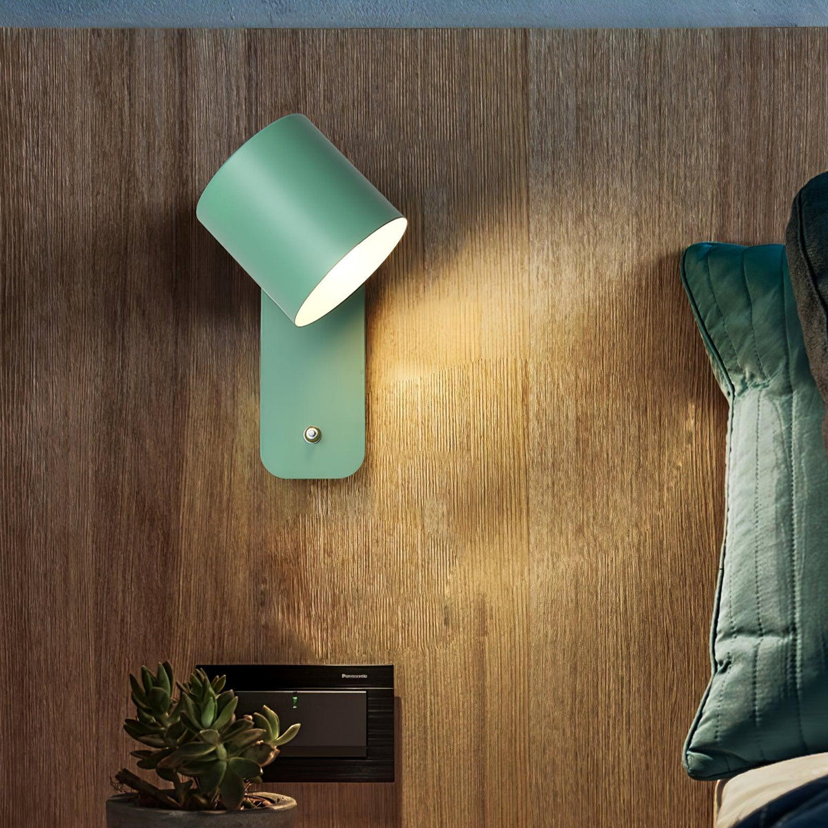 Aria Lámpara de Pared Cilíndrica Giratoria