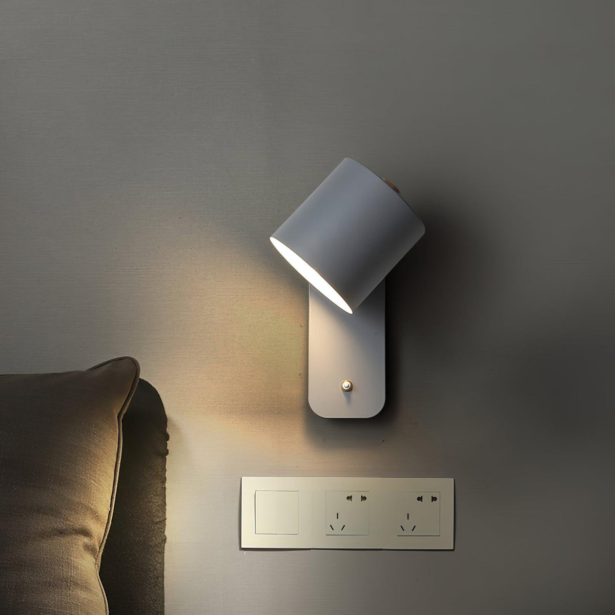 Lumuiella aplique de pared con cilindro giratorio