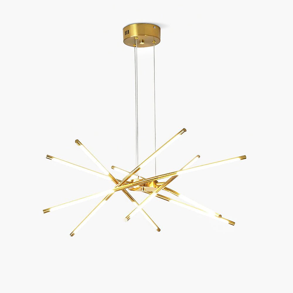 Lumueon lámpara de araña LED giratoria moderna