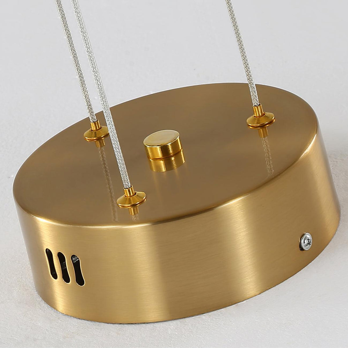 Lumueon lámpara de araña LED giratoria moderna