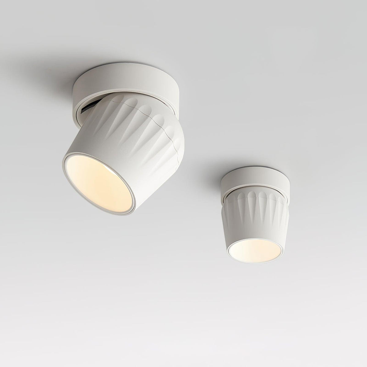 Keveny plafón de Techo Aluminio Ribeteado Giratorio minimalista