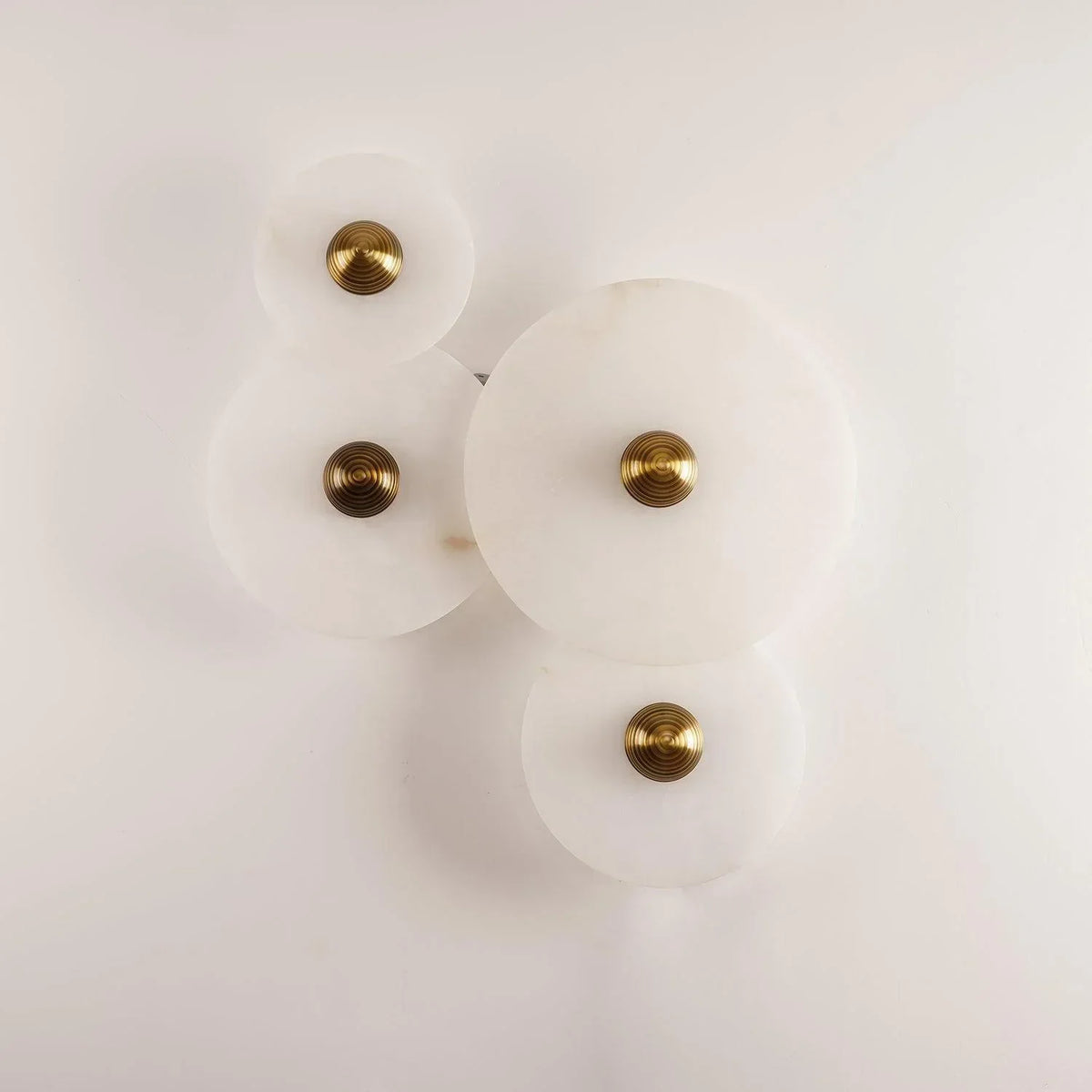 Slender aplique de pared alabastro moderno minimalista